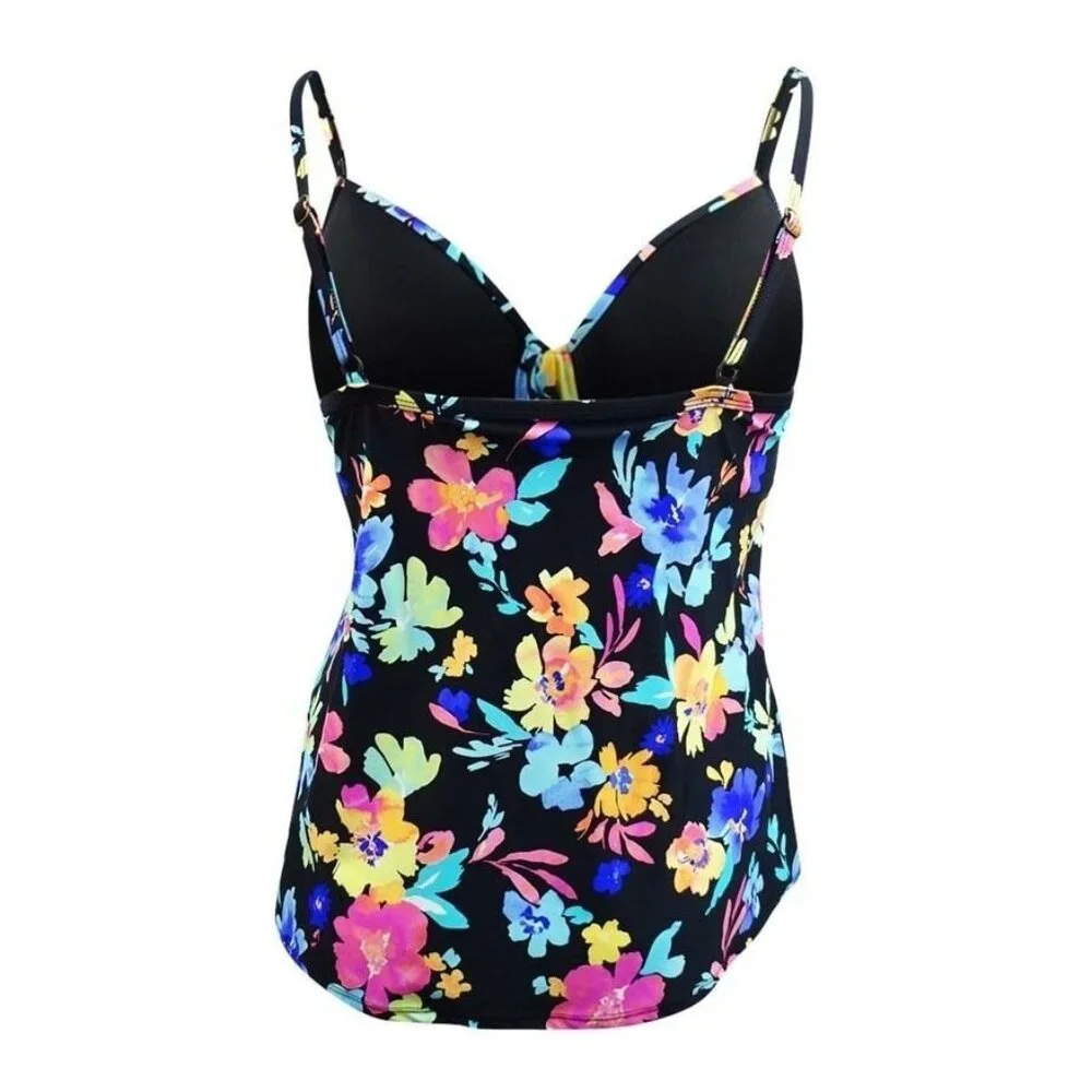 Island Escape 6 Scorpio Underwire Tankini Top Swimwear Bikini Sweetheart Neck
